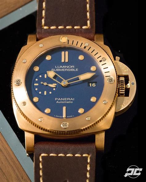 panerai bronzo blue dial|panerai bronzo.